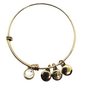Liz Claiborne Gold Colored Bangle Bracelet